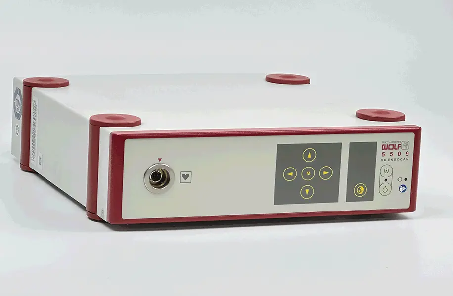 detail of endoscopy medical equipment wolf 5509